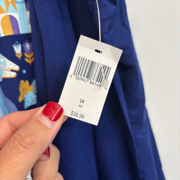 Walt Disney World 50th Anniversary All Parks Tank with Tie, Women Plus Size 2XL - Picture 6 of 10